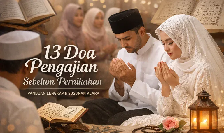 13 Doa Pengajian Sebelum Pernikahan: Urutan Bacaan, Susunan Acara, dan Cara Membacanya untuk Calon Pengantin 13 Doa Pengajian Sebelum Pernikahan: Urutan Bacaan, Susunan Acara, dan Cara Membacanya untuk Calon Pengantin
