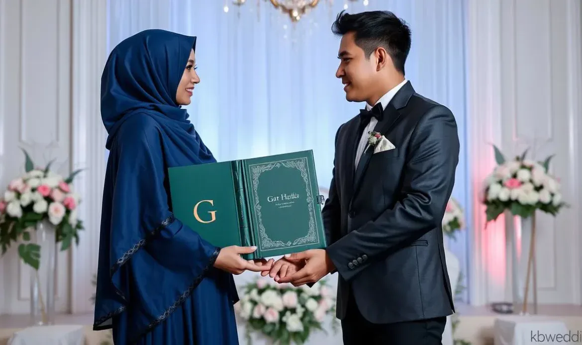 gaya foto wedding di pelaminan