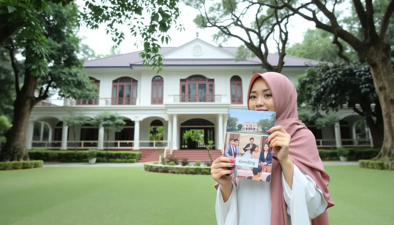 Interior elegan gedung pernikahan Bogor