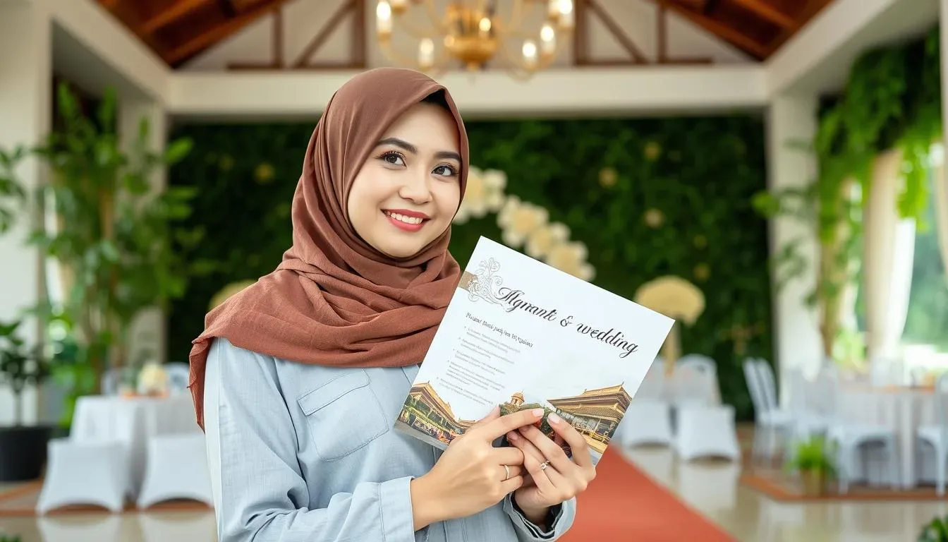 Dekorasi elegan gedung pernikahan Bogor