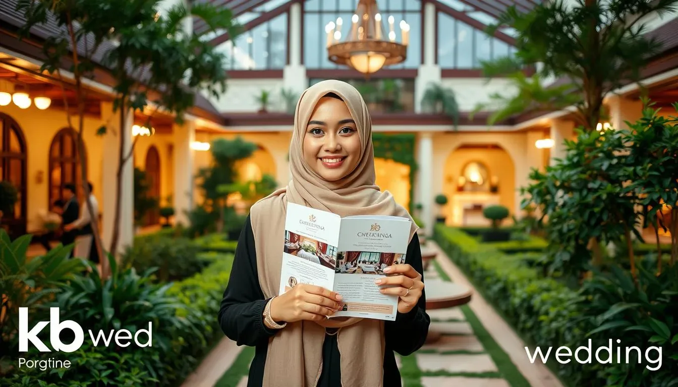 Suasana elegan di gedung pernikahan Bogor