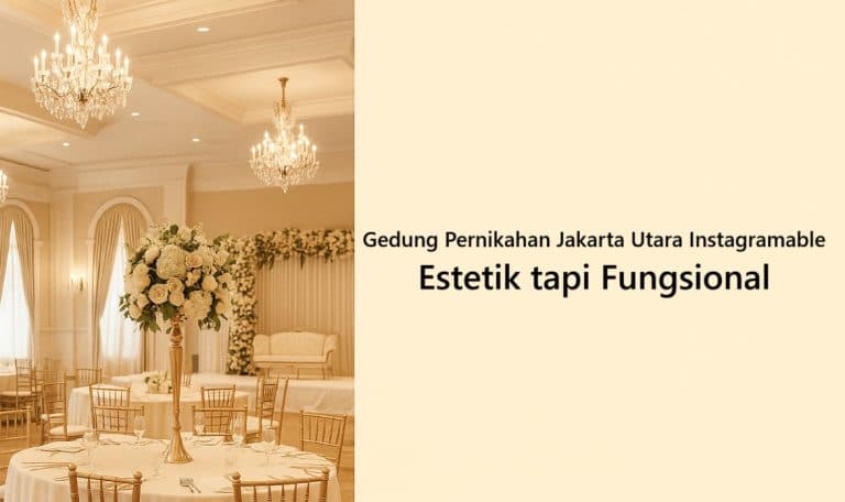 Gedung Pernikahan Jakarta Utara Instagramable: Estetik tapi Fungsional