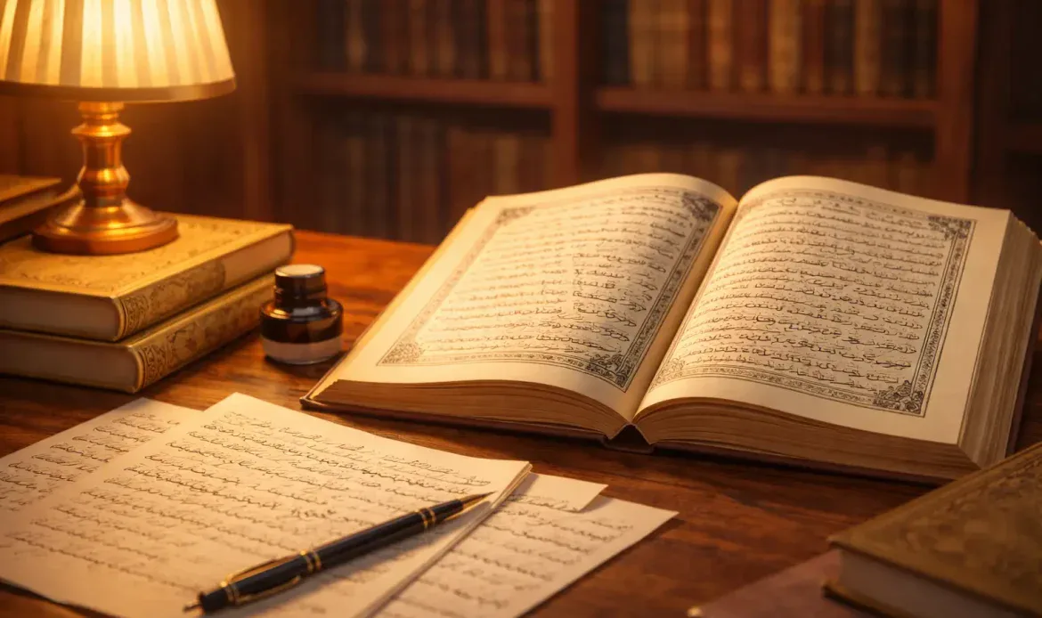 Ruang belajar Islam dengan kitab kuno