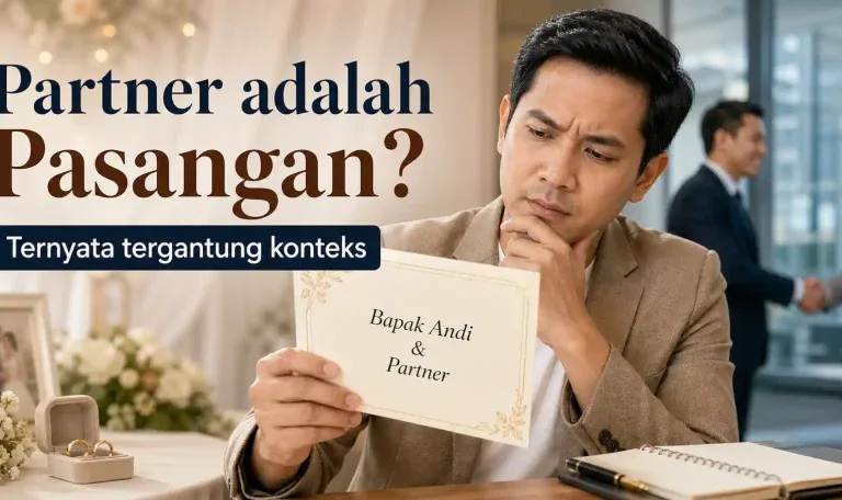 Partner adalah Pasangan? Jangan Salah Paham, Ini Arti Sebenarnya yang Jarang Diketahui Partner adalah Pasangan? Jangan Salah Paham, Ini Arti Sebenarnya yang Jarang Diketahui