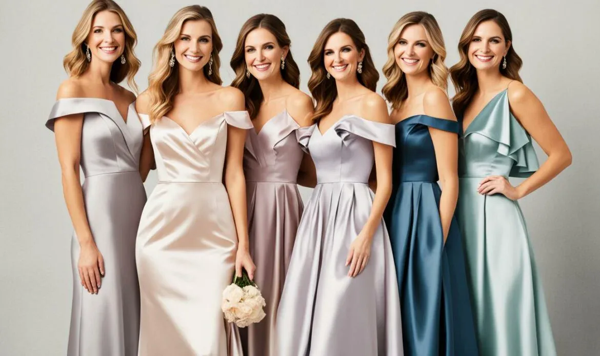 Jenis Kain Satin yang Bagus untuk Bridesmaid