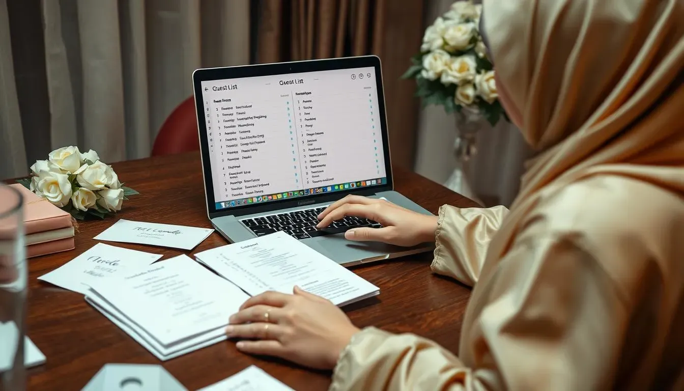 susunan turut mengundang pernikahan