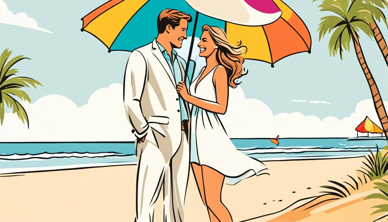 Foto pp couple di laut