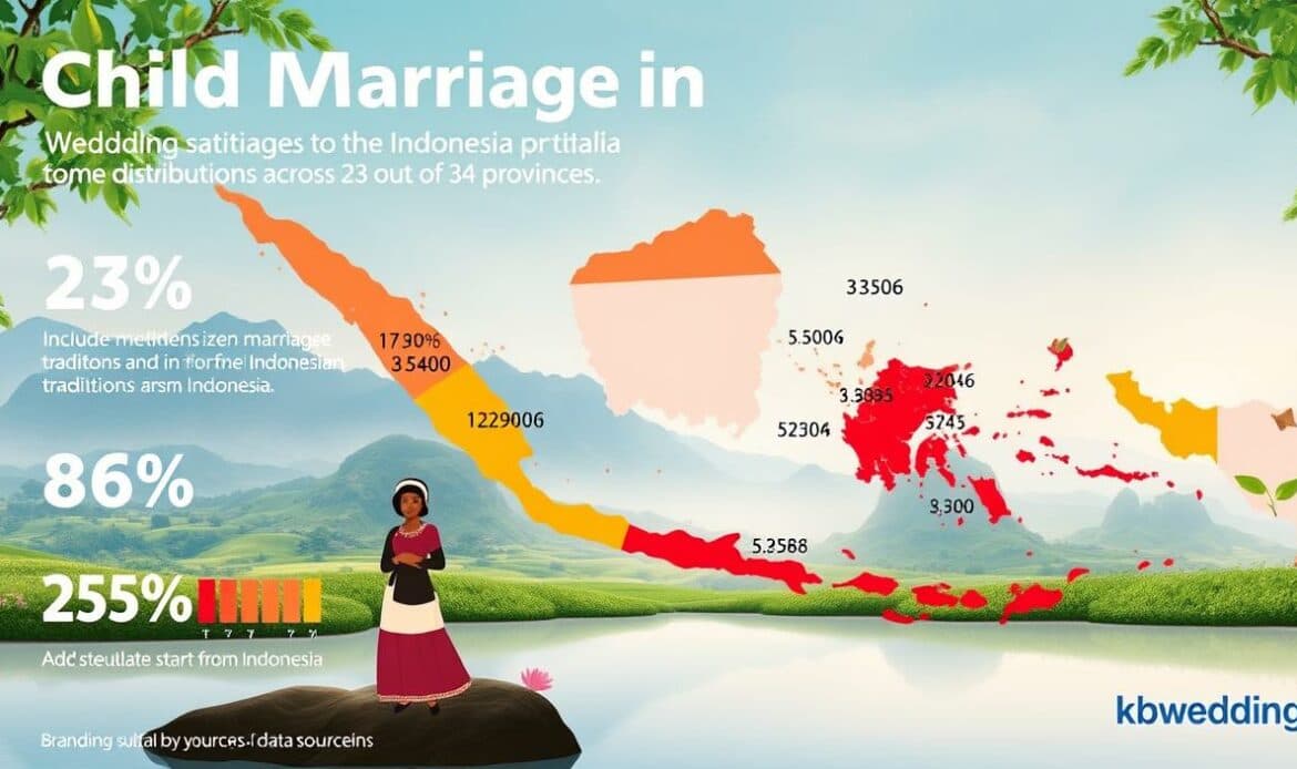 Sebaran Angka Perkawinan Anak di Indonesia Sebaran Angka Perkawinan Anak di Indonesia