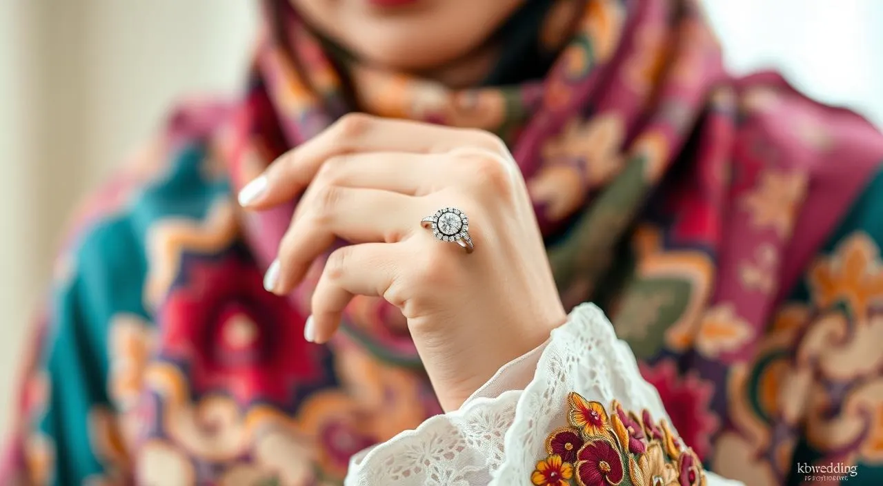 cincin pernikahan di jari