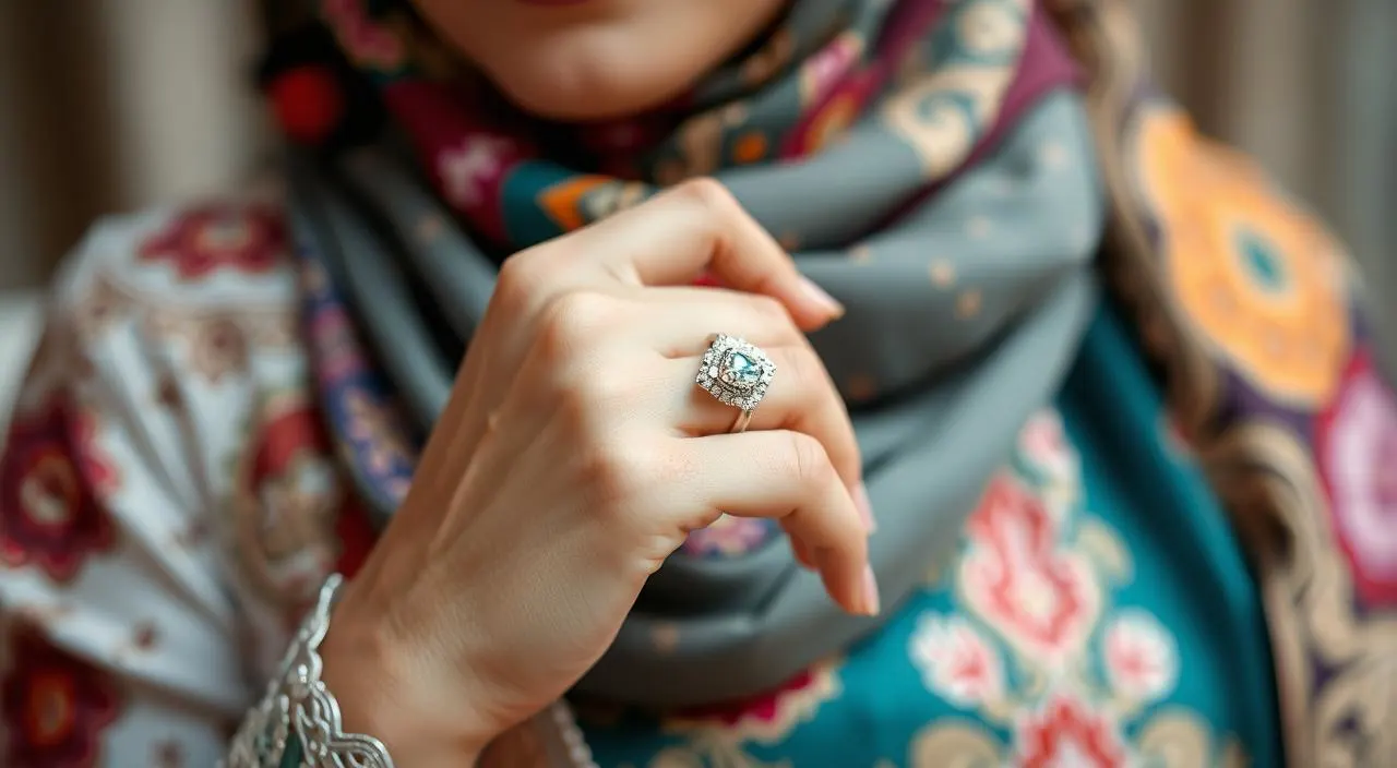 cincin pernikahan di jari