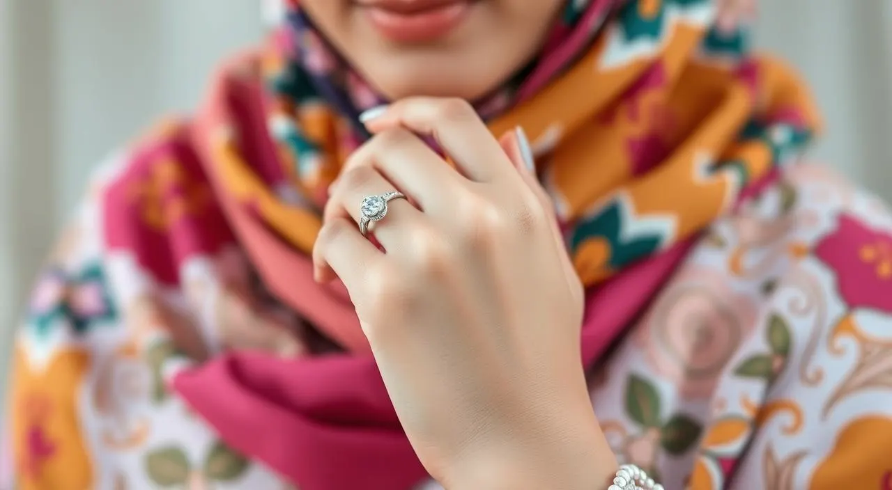 cincin pernikahan di jari