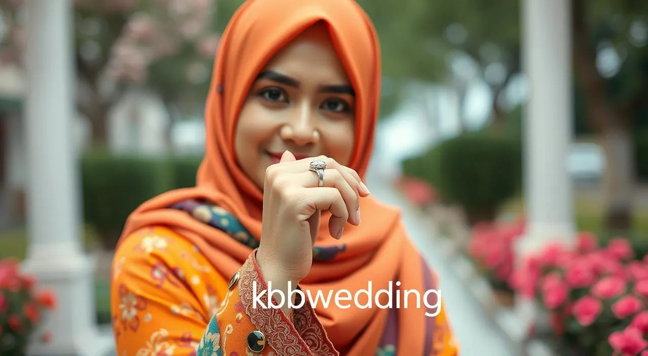 cincin pernikahan di jari