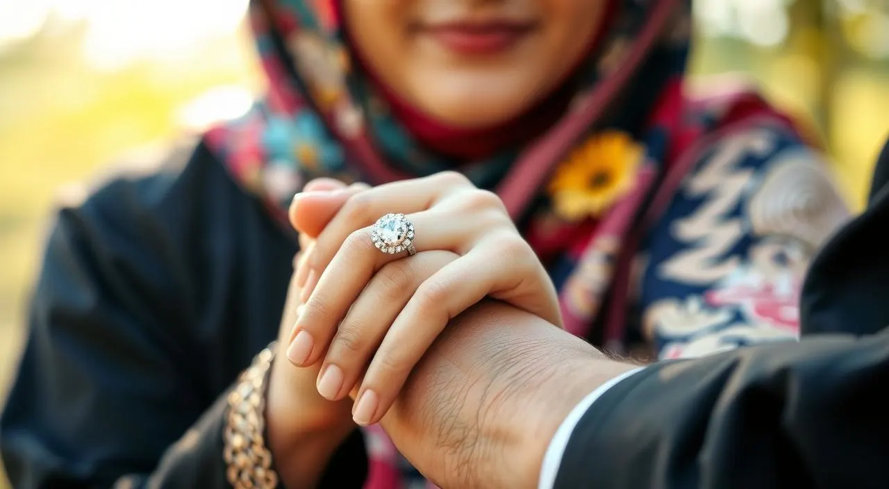 cincin pernikahan di jari