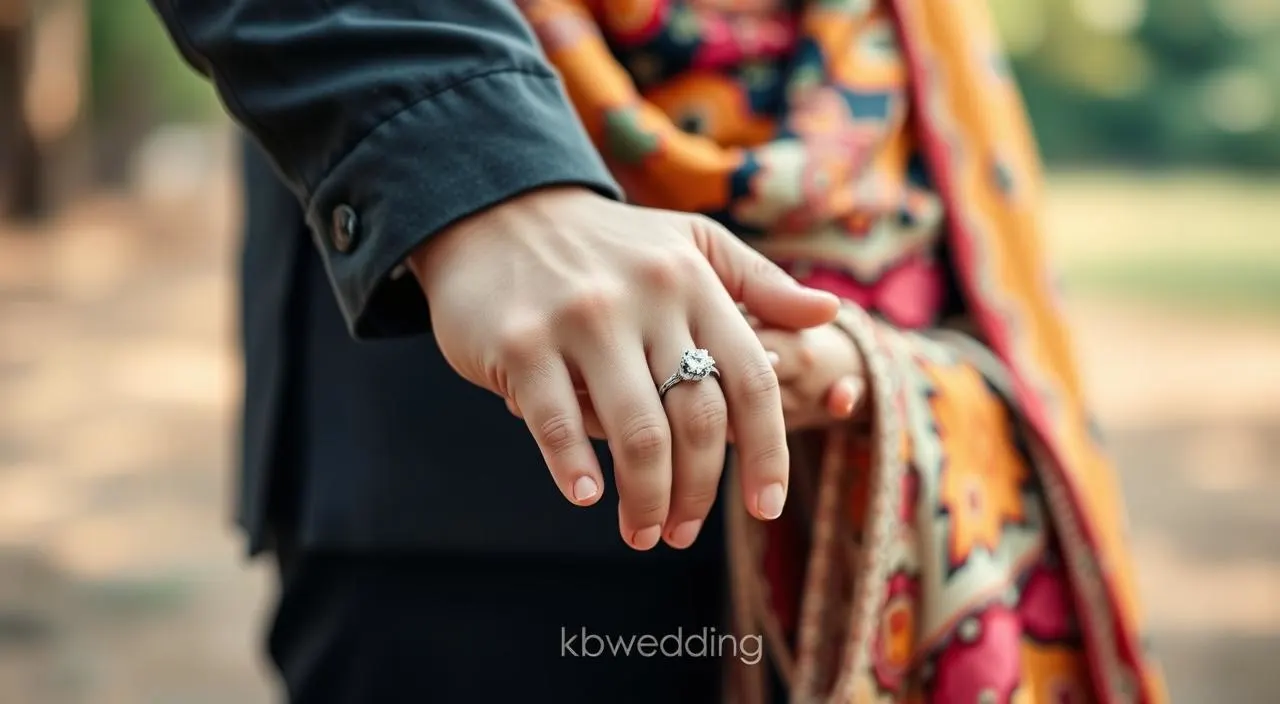 cincin pernikahan di jari