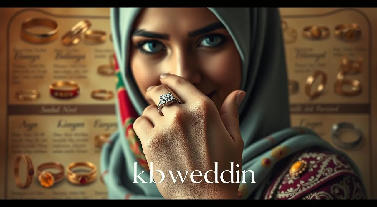 cincin pernikahan di jari