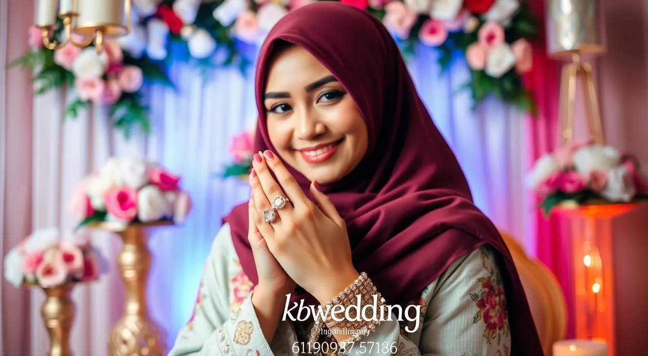 cincin pernikahan di jari