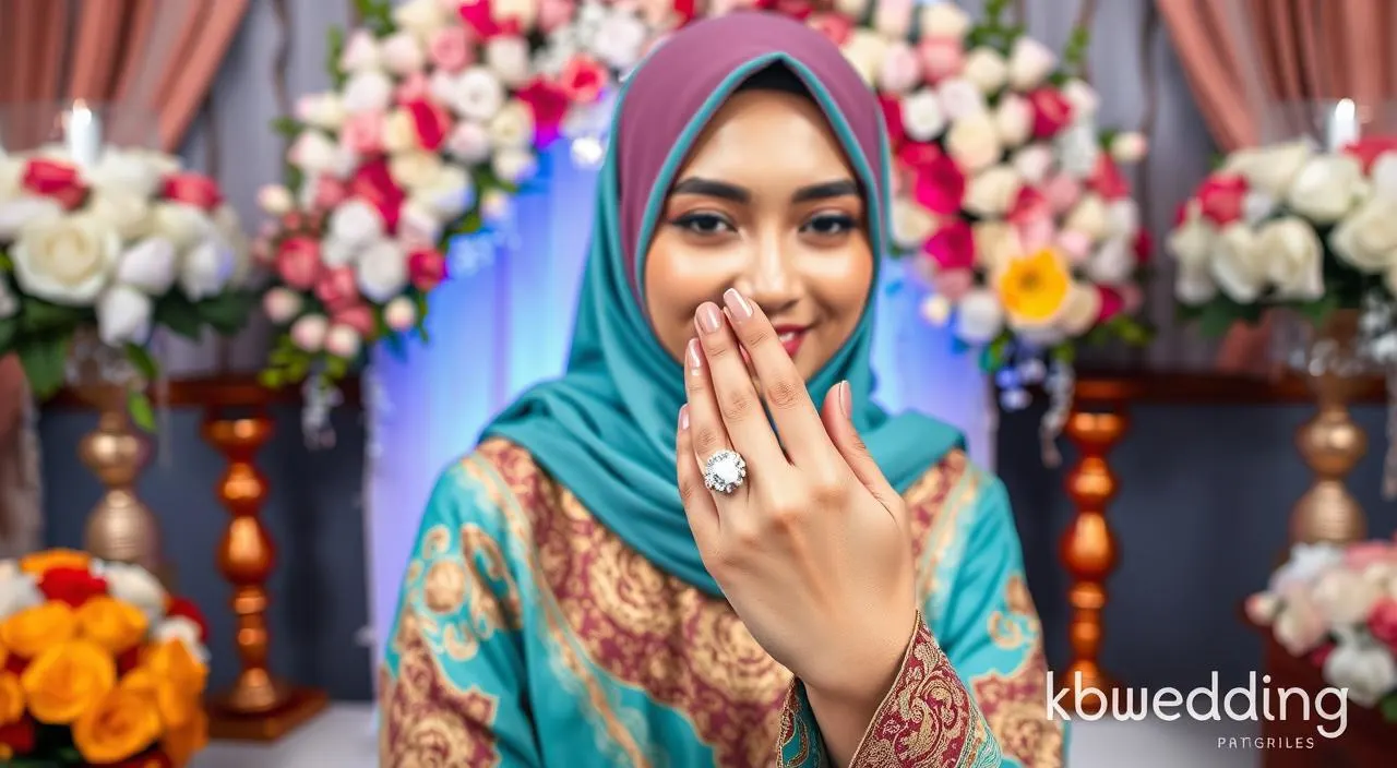 cincin pernikahan di jari