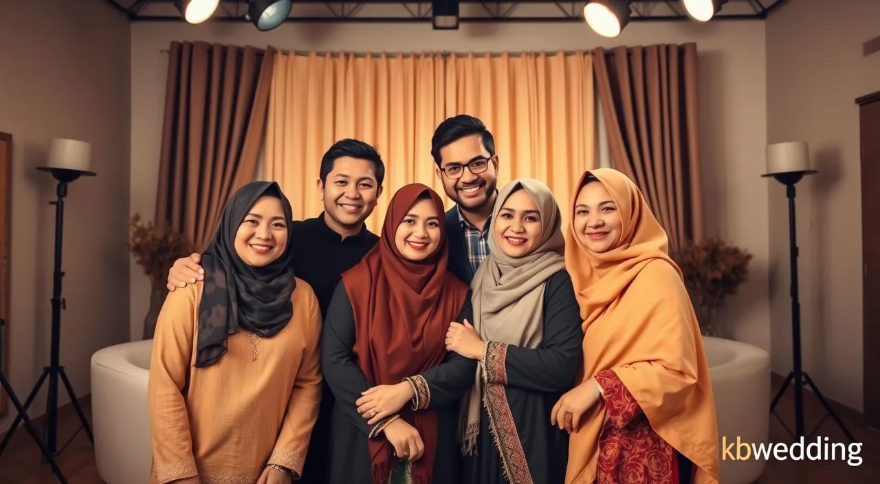 photo studio keluarga unik