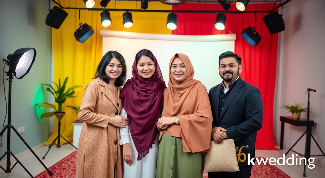 photo studio keluarga unik