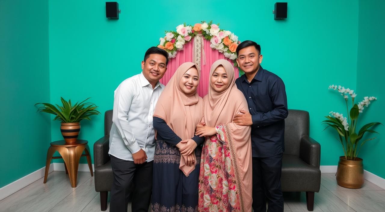 photo studio keluarga unik