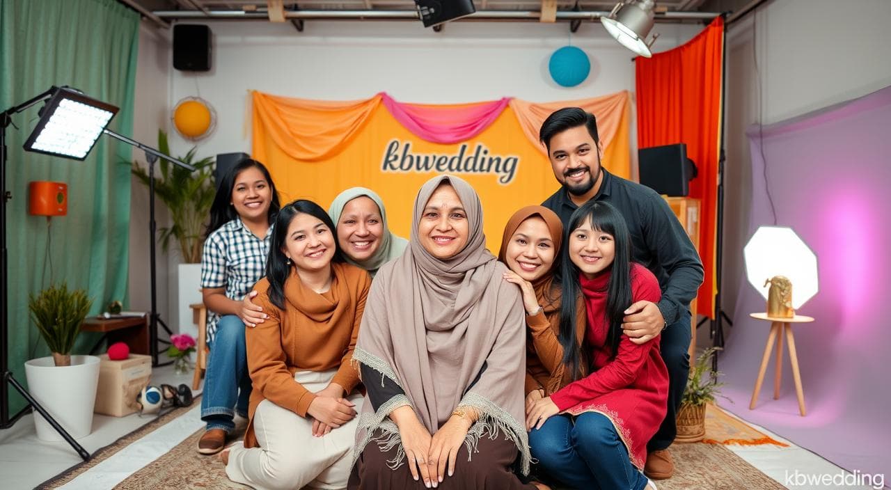 photo studio keluarga unik