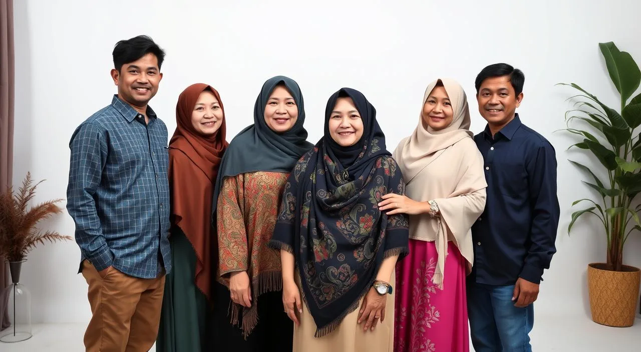 photo studio keluarga unik