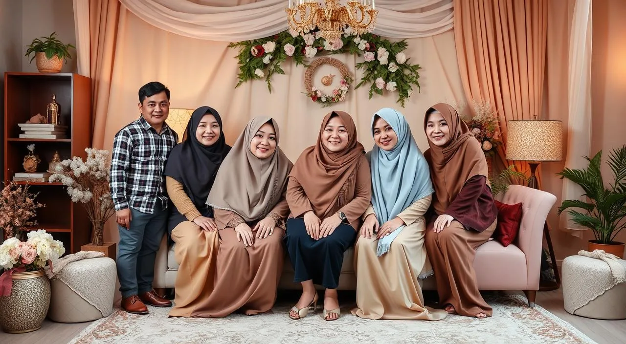 photo studio keluarga unik
