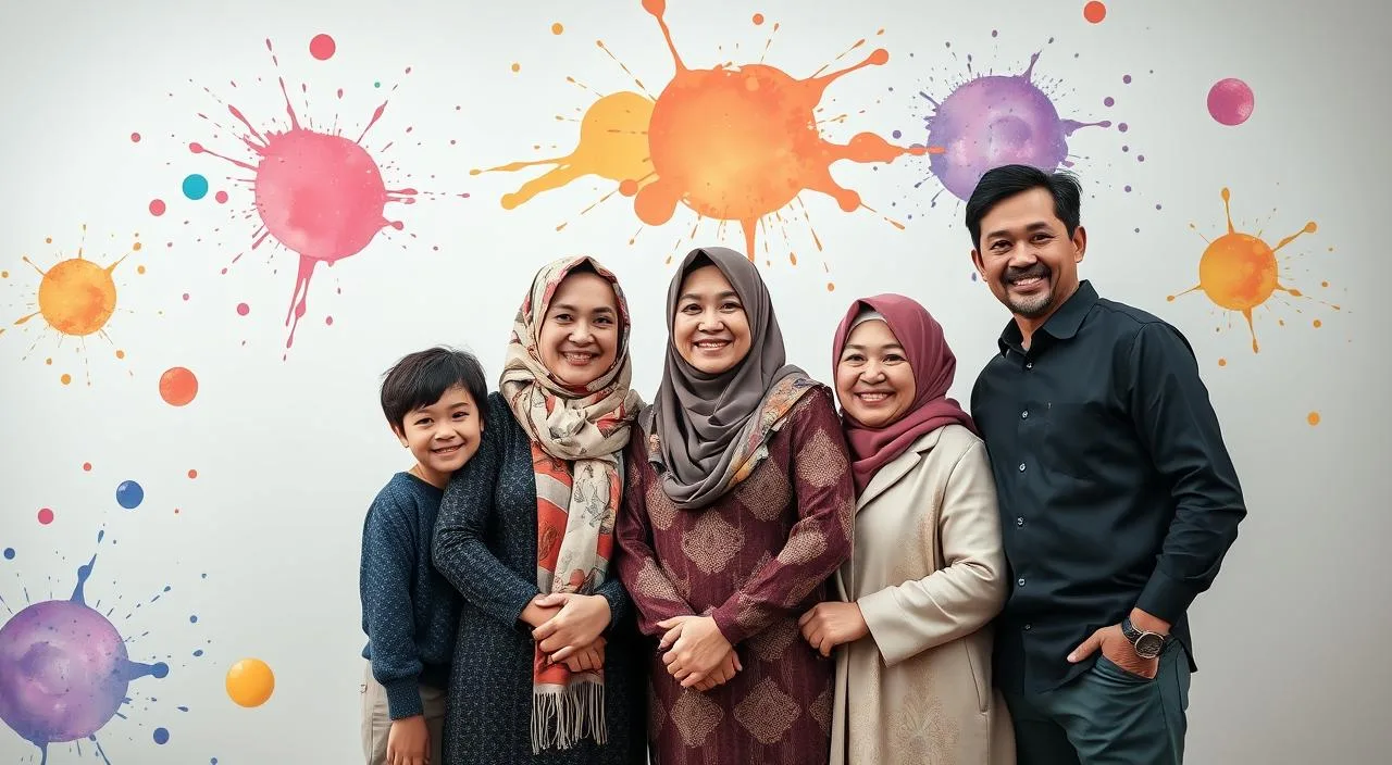 photo studio keluarga unik
