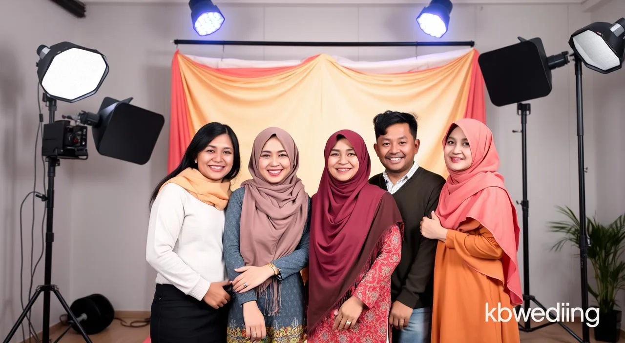 photo studio keluarga unik