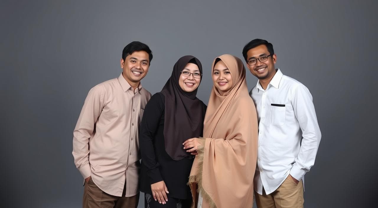 photo studio keluarga unik