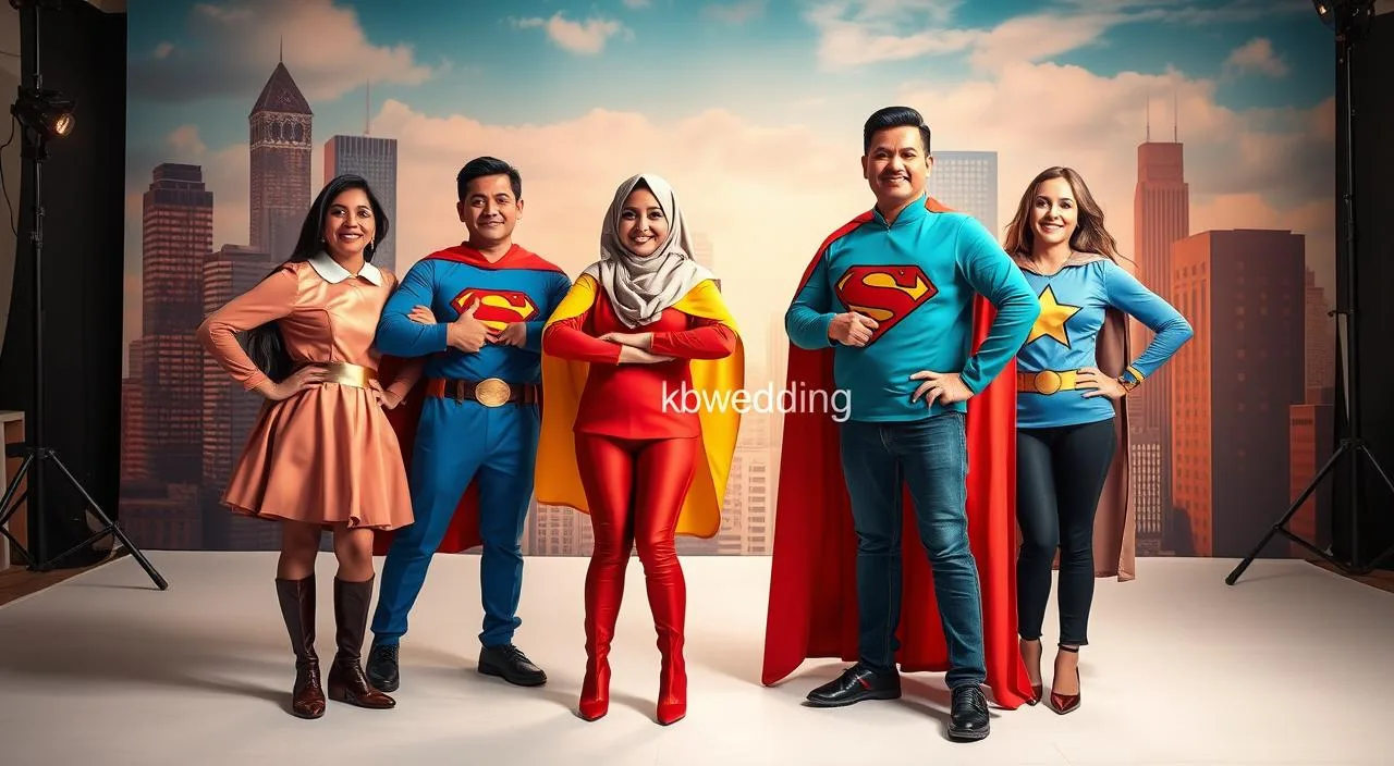photo studio keluarga unik
