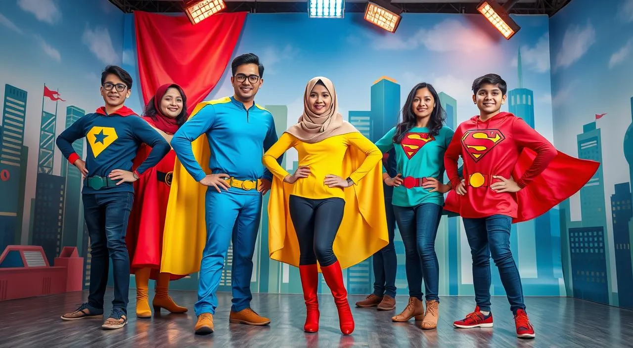 photo studio keluarga unik