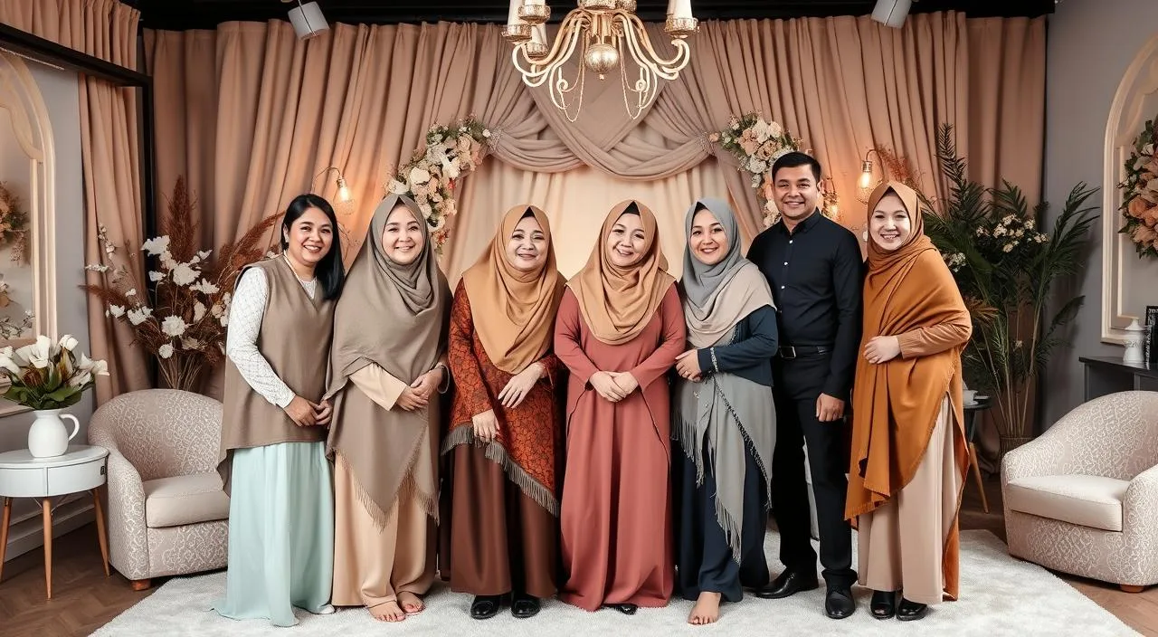 photo studio keluarga unik