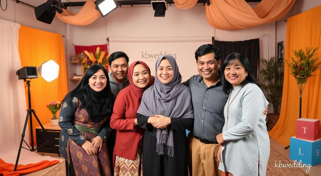 photo studio keluarga unik