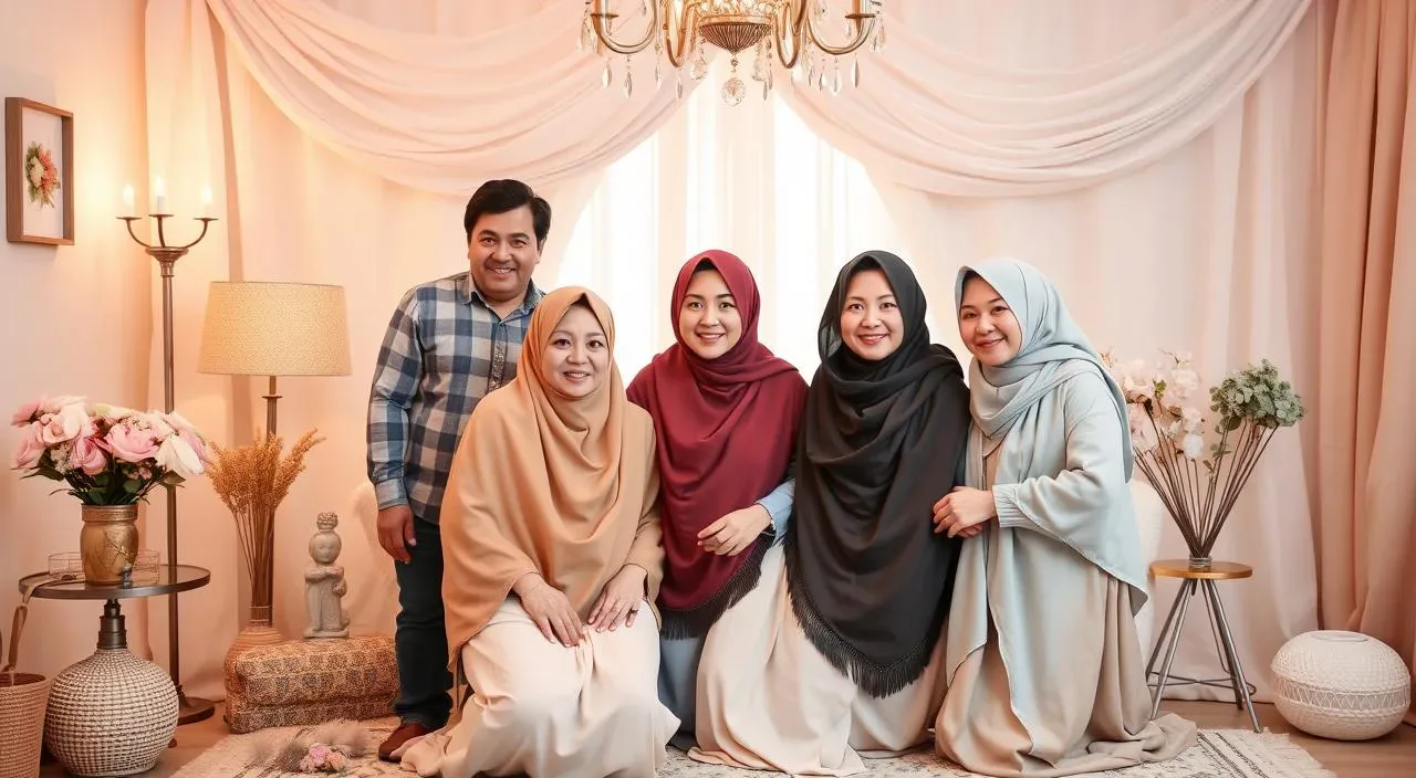 photo studio keluarga unik