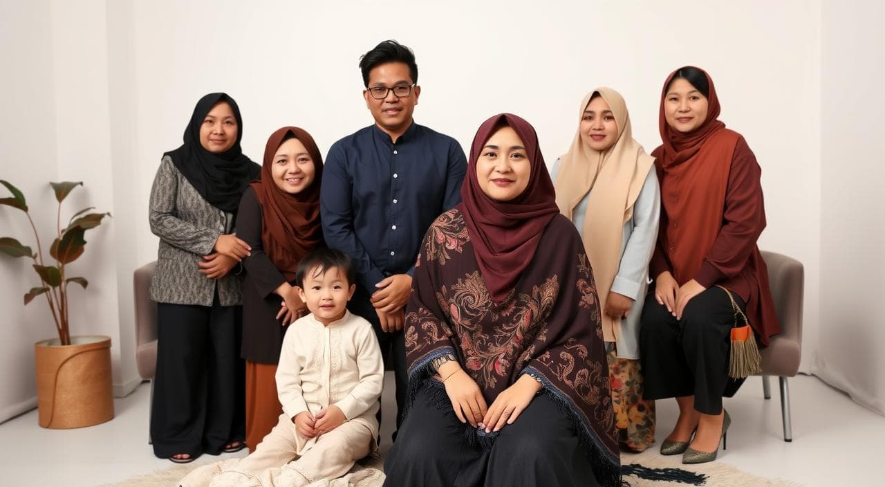 photo studio keluarga unik