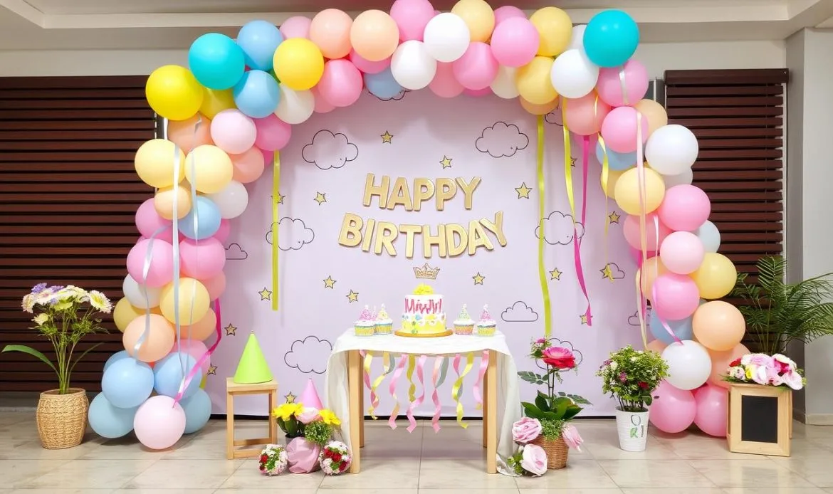 foto studio tema ulang tahun