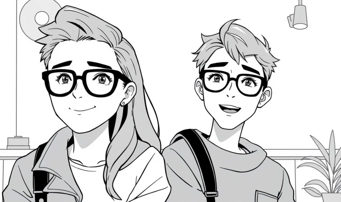 pacar ber 2 anime aesthetic pp couple hitam putih
