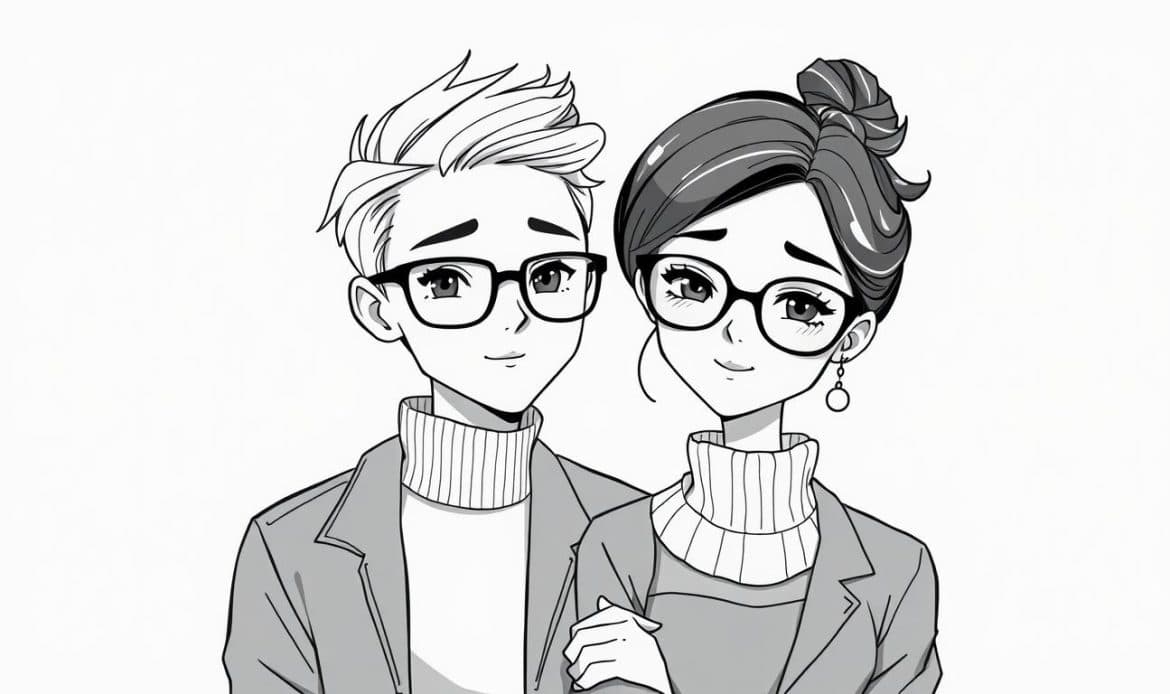 pacar ber 2 anime aesthetic pp couple hitam putih