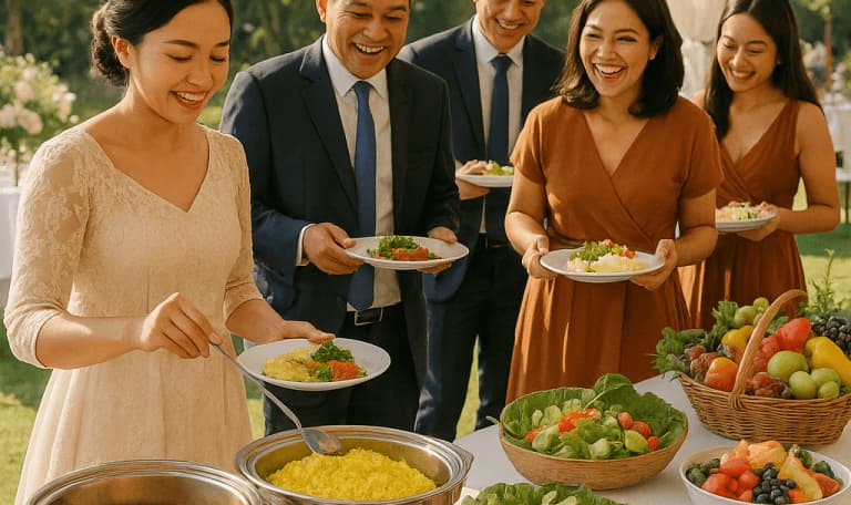Inspirasi Menu Makan Siang untuk Menjamu Tamu di Acara Pernikahan yang Berkesan