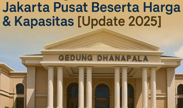 10 Gedung Pernikahan di Jakarta Pusat Beserta Harga & Kapasitas [Update 2025]