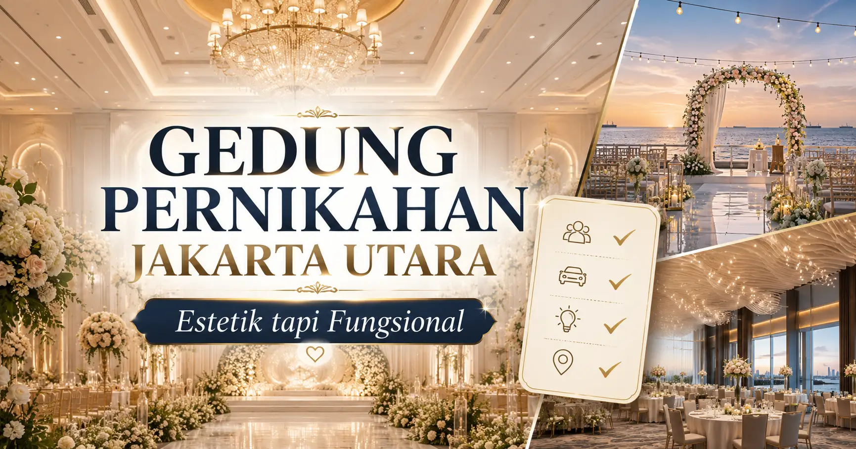 Gedung Pernikahan Jakarta Utara Instagramable: Estetik tapi Fungsional