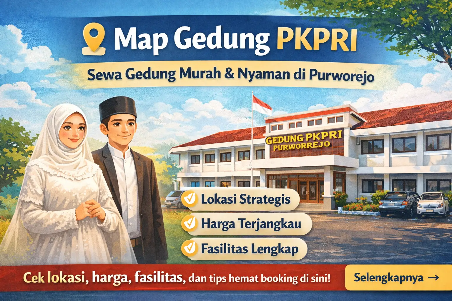 Berapa Sih Harga Sewa Gedung PKPRI Purworejo? Ini Rincian Lengkapnya