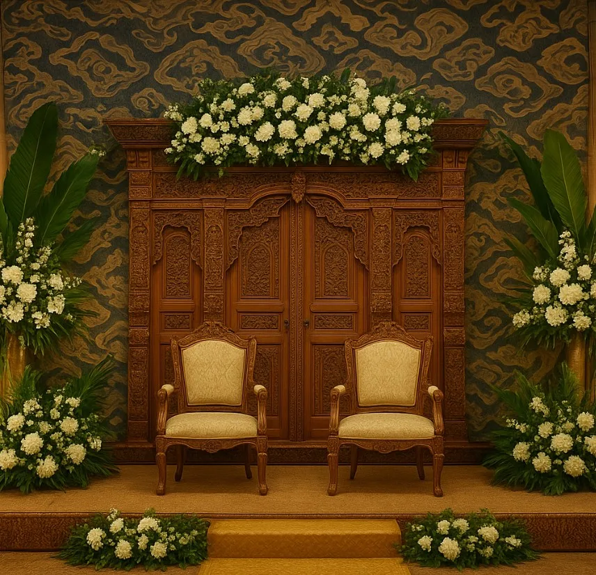 dekorasi pernikahan adat sunda