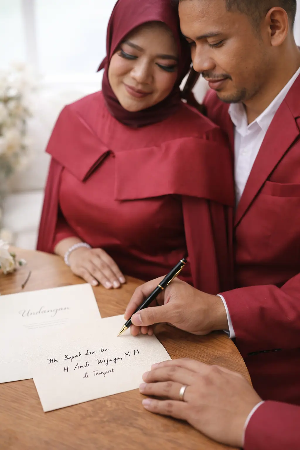cara menulis nama di undangan