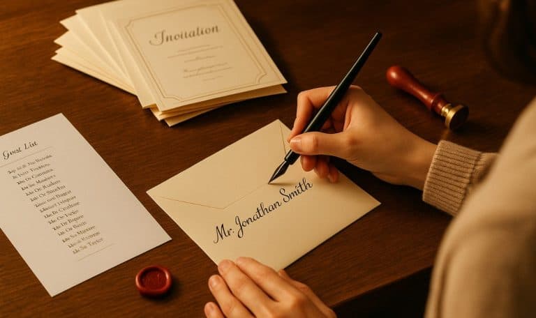 Tips WO: Penulisan Nama di Undangan Tulis Tangan agar Terlihat Elegan dan Formal Tips WO: Penulisan Nama di Undangan Tulis Tangan agar Terlihat Elegan dan Formal