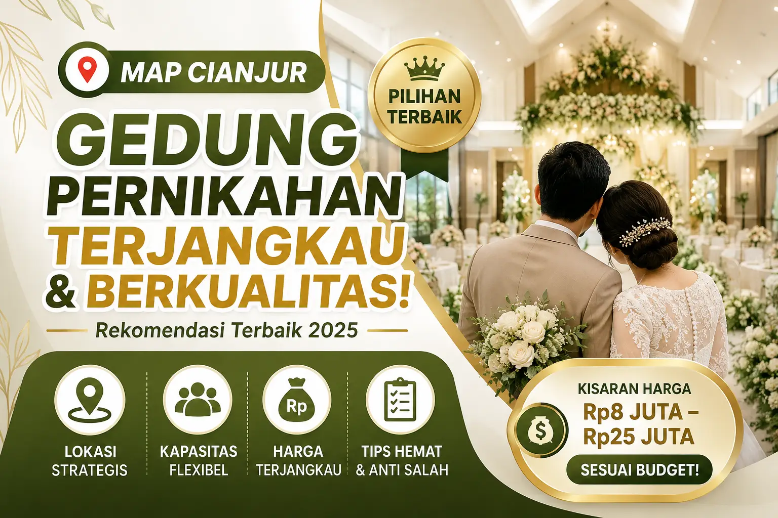 Rekomendasi Gedung Pernikahan Cianjur yang Terjangkau dan Berkualitas