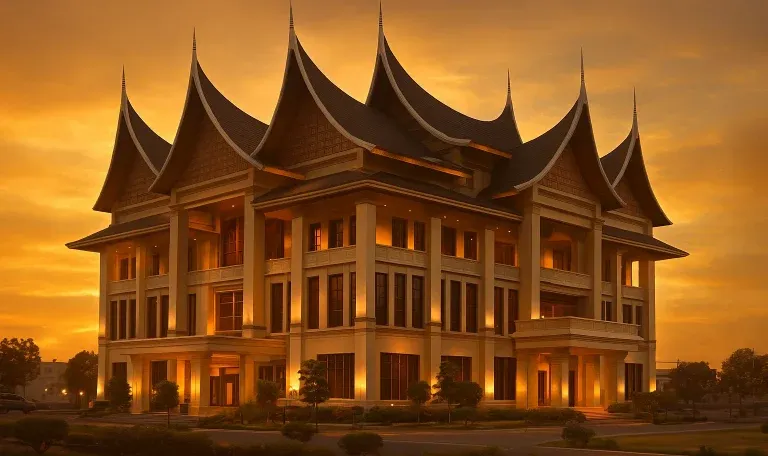 Spot Foto Instagramable di Gedung Rangkayo Basa Padang