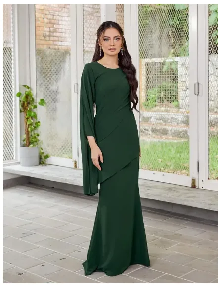 Gaun hijau elegan - produk 1