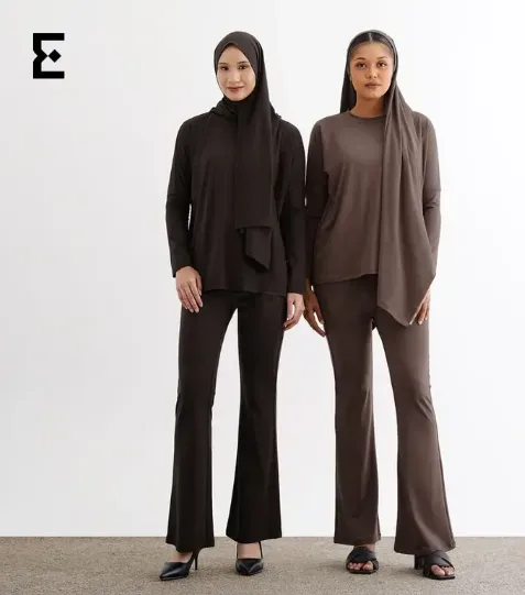 Set outfit hijab earth tone - produk 2